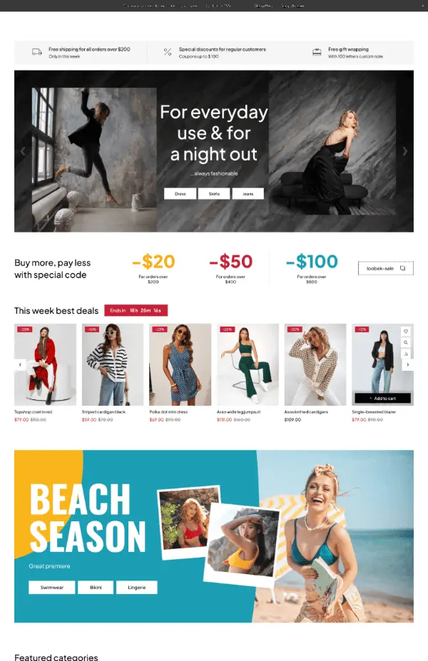 Moda 4 - E Ticaret Web Sitesi