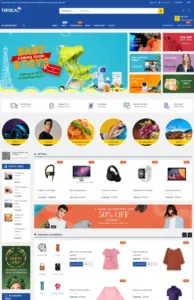 Pazaryeri 3 e ticaret web sitesi, birçok farklı ürünü pazarlayabileceğiniz çok amaçlı bir pazaryeri e ticaret web sitesidir. Seyahat, yiyecek içecek, tekstil gibi birçok sektöre uyumludur.