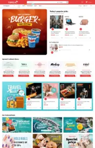 Pazaryeri 2 E ticaret web sitesi, yiyecek içecek sektöründen seyahate kadar birçok sektör için kullanılabilen çok amaçlı bir pazaryeri e ticaret web sitesidir.