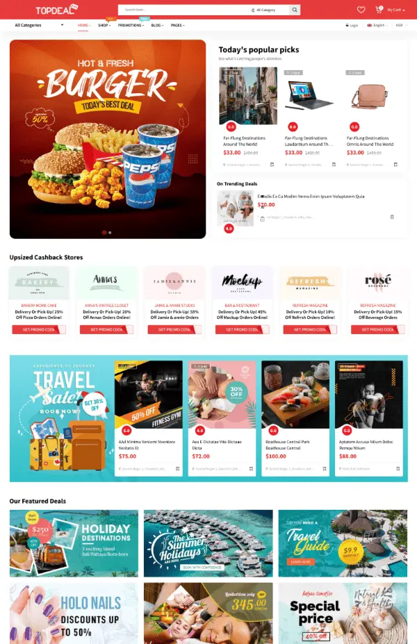 Pazaryeri 2 E ticaret web sitesi, yiyecek içecek sektöründen seyahate kadar birçok sektör için kullanılabilen çok amaçlı bir pazaryeri e ticaret web sitesidir.